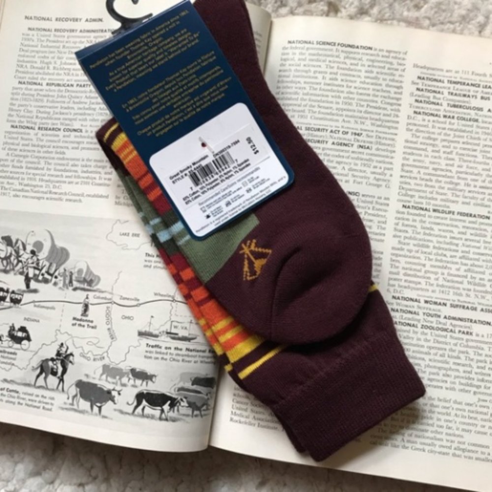 Pendleton UNISEX Smoky Mountain National Park Collection Stripe Socks - Picture 4 of 12